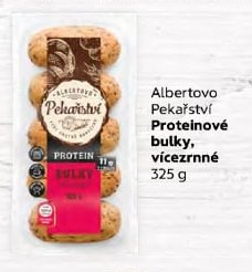 Albertovo Pekařství Proteinové bulky vícezrnné 325 g