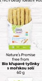 Nature's Promise free from Bio křupavé tyčinky s mořskou solí 60 g