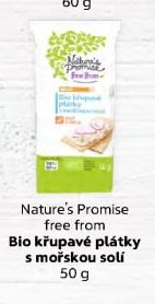 Nature's Promise free from Bio křupavé plátky s mořskou solí 50 g