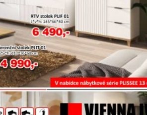KTV stolek PLISSEE