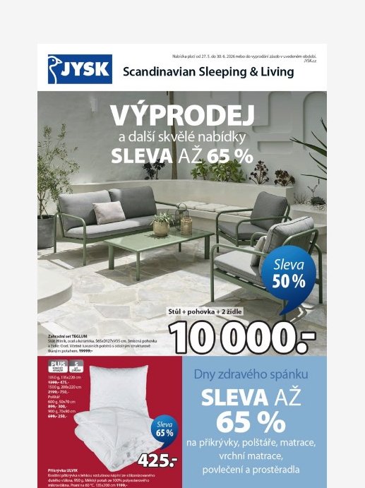 Zahradní set - Jysk akcniletaky.com