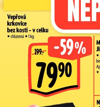 Vepřová krkovice bez kosti