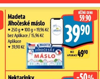 Madeta Jihočeské máslo