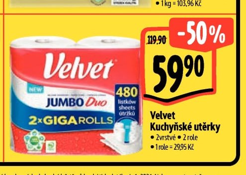 Velvet Kuchyňské utěrky