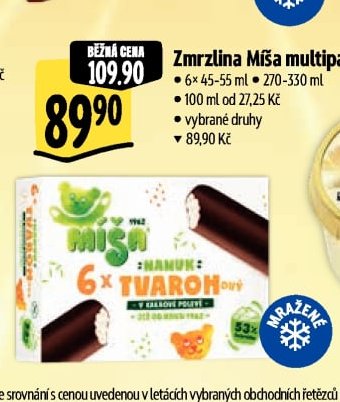 Zmrzlina Míša multipack
