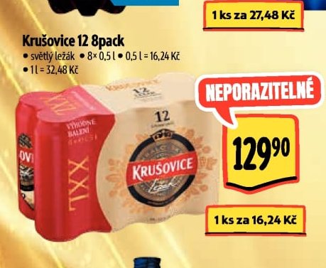 Krušovice 12 8pack