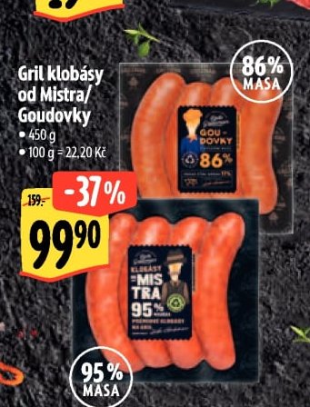 Gril klobásy od Mistra / Goudovky
