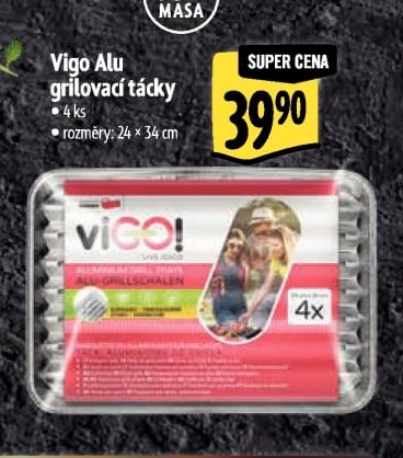 Vigo Alu grilovací tácky