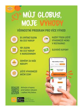 akční leták Globus 10.6.2026-16.6.2026