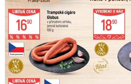 Trampské cigáro Globus