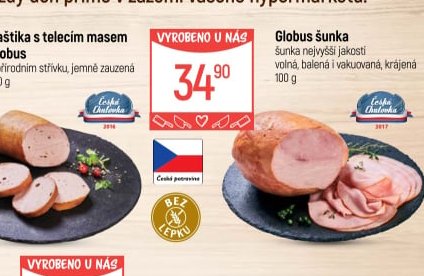 Paštika s telecím masem Globus
