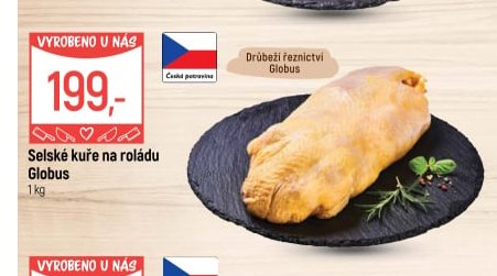 Selské kuře na roládu Globus