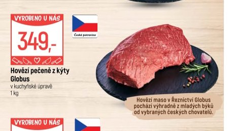 Hovězí pečeně z kýty Globus