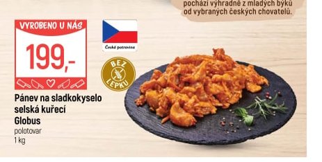 Pánev na sladkokyselo selská kuřecí Globus