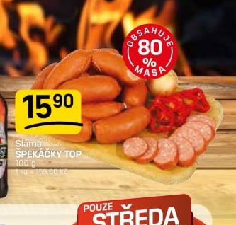 Sláma Špekáčky top