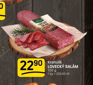 Krahulík Lovecký salám