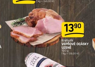 Krahulík vepřové ocásky uzené