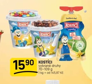 KOSTÍCI vybrané druhy