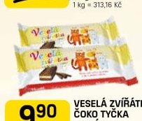 VESELÁ ZVÍŘÁTKA ČOKO TYČKA S MLÉKEM