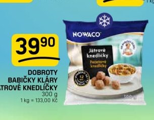 DOBROTY BABIČKY KLÁRY JÁTROVÉ KNEDLÍČKY 300 g