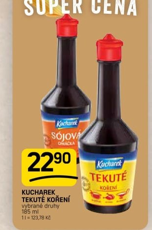 KUCHAREK TEKUTÉ KOŘENÍ