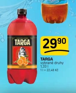 TARGA vybrané druhy