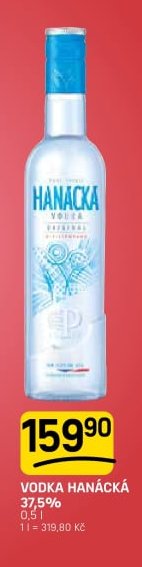 VODKA HANÁCKÁ 37,5%
