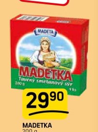 MADETKA tavený smetanový sýr 200 g