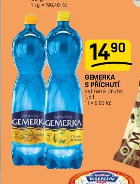 GEMERKA S PŘÍCHUTÍ vybrané druhy 1,5 l