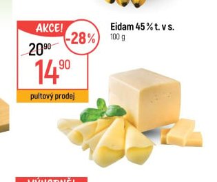 Eidam 45% t. v s.