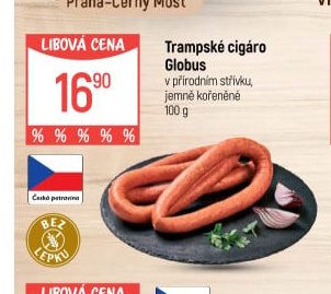 Trampské cigáro Globus