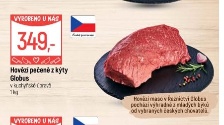 Hovězí pečeně z kýty Globus