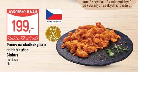 Pánev na sladkokysele selské kuřecí Globus