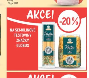 Globus Semolinové těstoviny