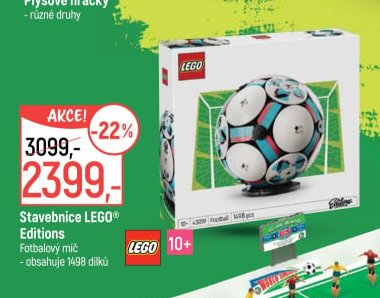 Stavebnice LEGO® Editions Fotbalový míč