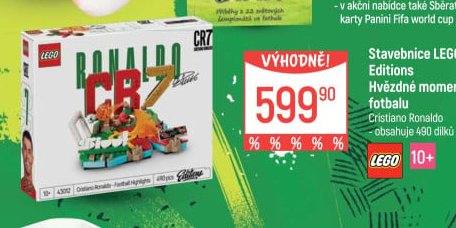 Stavebnice LEGO® Editions Hvězdné momenty fotbalu