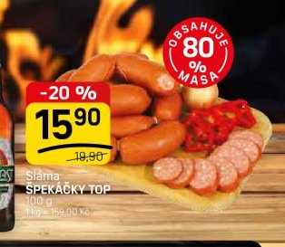 Sláma ŠPEKÁČKY TOP