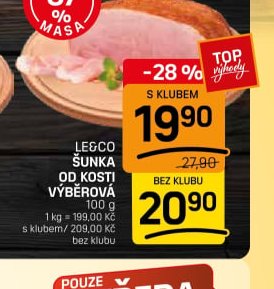 LE&CO ŠUNKA OD KOSTI VÝBĚROVÁ