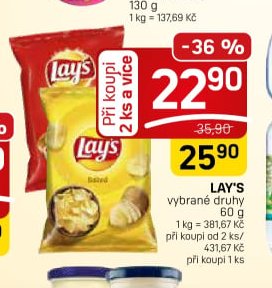 LAY'S vybrané druhy