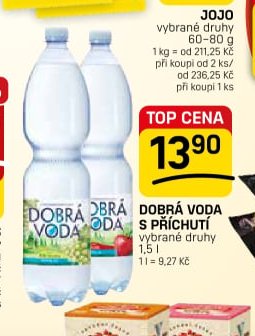 DOBRÁ VODA S PŘÍCHUTÍ vybrané druhy
