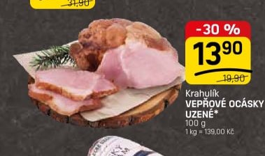 Krahulík VEPŘOVÉ OCÁSKY UZENÉ