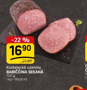 Kostelecké uzeniny BABIČČINA SEKANÁ