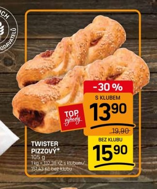 Twister pizzový
