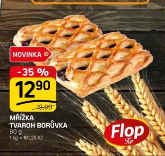 Mřížka tvaroh borůvka