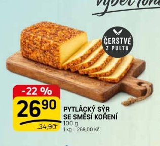 Pytlácký sýr se směsí koření