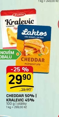 Cheddar 50% / Kralevic 45%