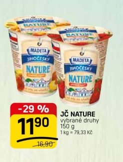 JČ NATURE vybrané druhy