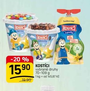 KOSTÍCI vybrané druhy