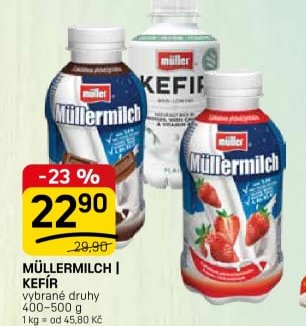 MÜLLERMILCH | KEFÍR vybrané druhy