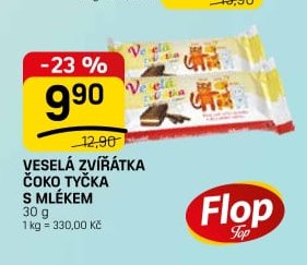 VESELÁ ZVÍŘÁTKA ČOKO TYČKA S MLÉKEM